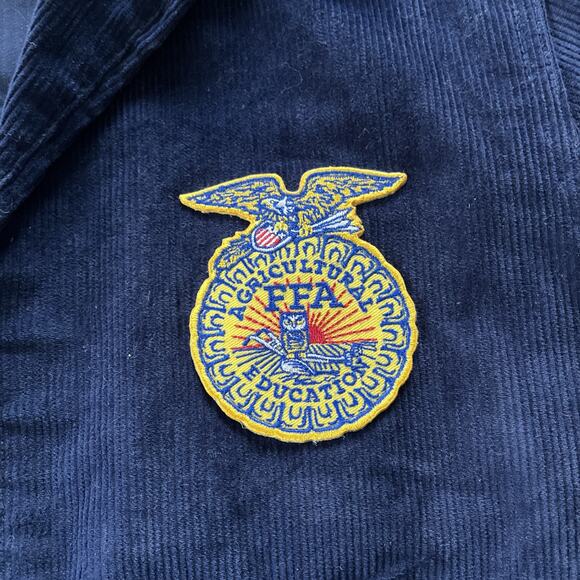 Vintage 1928 FFA Agricultural Corduroy Jacket Indiana Randolph Central Sz 36(M) - Picture 2 of 16